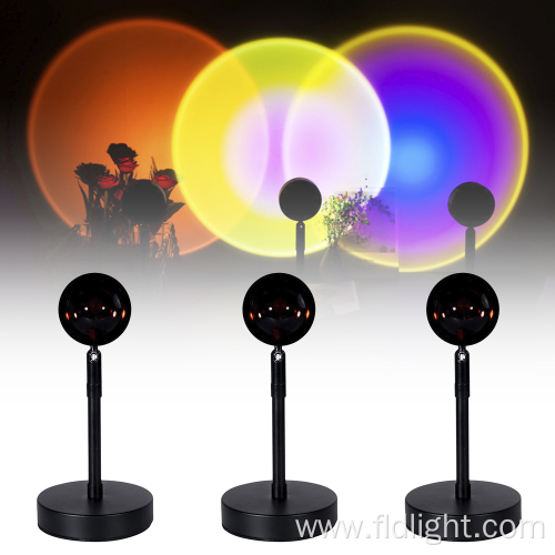 New Modern tuya RGB Floor Sunset Lamp